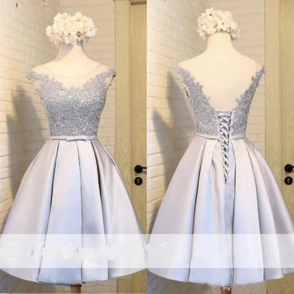 scoop neck short cocktail party dresses lace appliques backless lace-up princess homecoming dresses plus size evening vestidos, Black
scoop neck short cocktail party dresses lace appliques backless lace-up princess homecoming dresses plus size evening vestidos, Black
