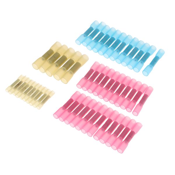 50pcs quality heat shrink insulated crimps terminals cord cable connectors waterproof easy use
50pcs quality heat shrink insulated crimps terminals cord cable connectors waterproof easy use