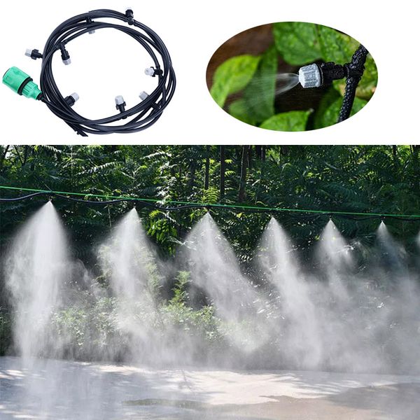 10m garden water misting cooling irrigation system sprinkler water irrigation with 10pcs nozzle sprinkler
10m garden water misting cooling irrigation system sprinkler water irrigation with 10pcs nozzle sprinkler