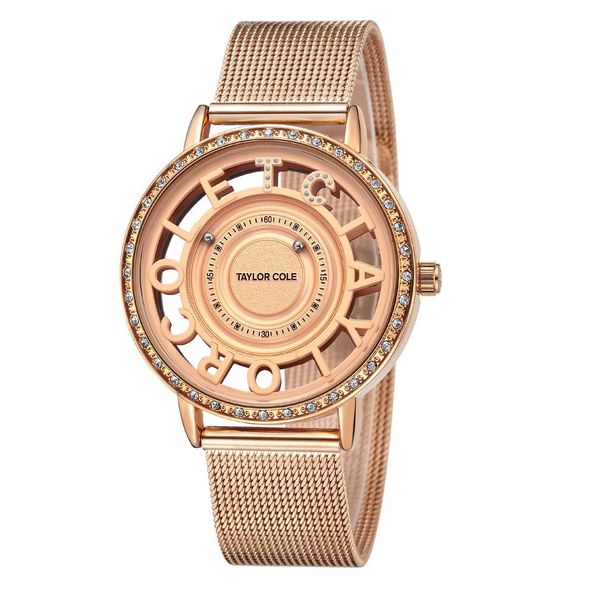 new taylor cole women watches alphabet gold clock stainless steel strap relogios remininos wristwatch women / tc130, Slivery;brown
new taylor cole women watches alphabet gold clock stainless steel strap relogios remininos wristwatch women / tc130, Slivery;brown