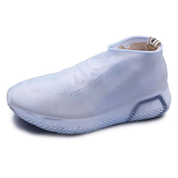 shoe cover silicon gel waterproof rain shoes covers reusable easy bring elasticity overshoes anti-slip for boots protector, White;pink
shoe cover silicon gel waterproof rain shoes covers reusable easy bring elasticity overshoes anti-slip for boots protector, White;pink