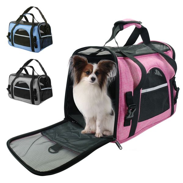 portable dog carrier bag for small medium dogs cats breathable pet outdoor travel carrier bags with mesh mat s l
portable dog carrier bag for small medium dogs cats breathable pet outdoor travel carrier bags with mesh mat s l