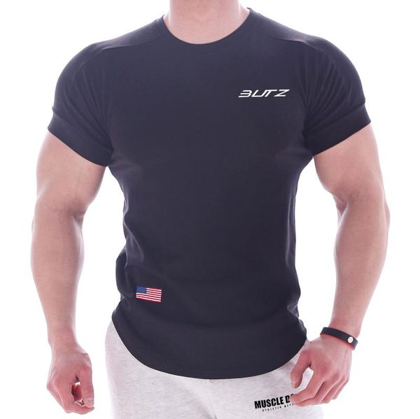 muscle fitness europe america brothers summer new style pure cotton sports casual exercise running men's short-sleeved t-shirt, Black;blue
muscle fitness europe america brothers summer new style pure cotton sports casual exercise running men's short-sleeved t-shirt, Black;blue