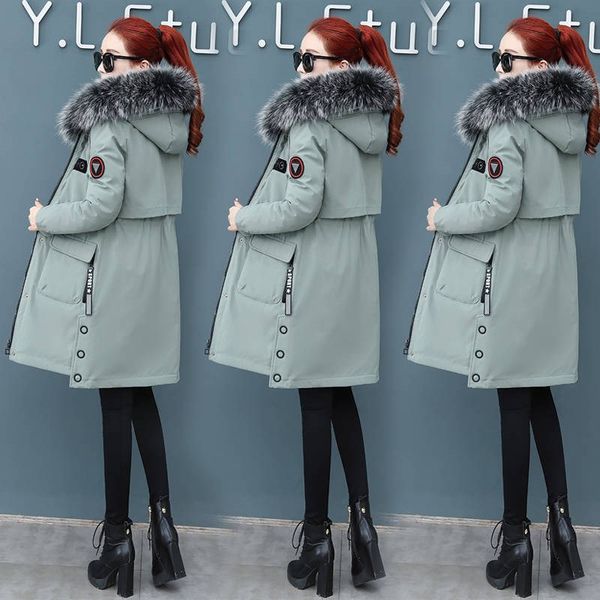 wholesale winter pie overcome cotton jacket women's new winter wear long thick down jacket, Black
wholesale winter pie overcome cotton jacket women's new winter wear long thick down jacket, Black
