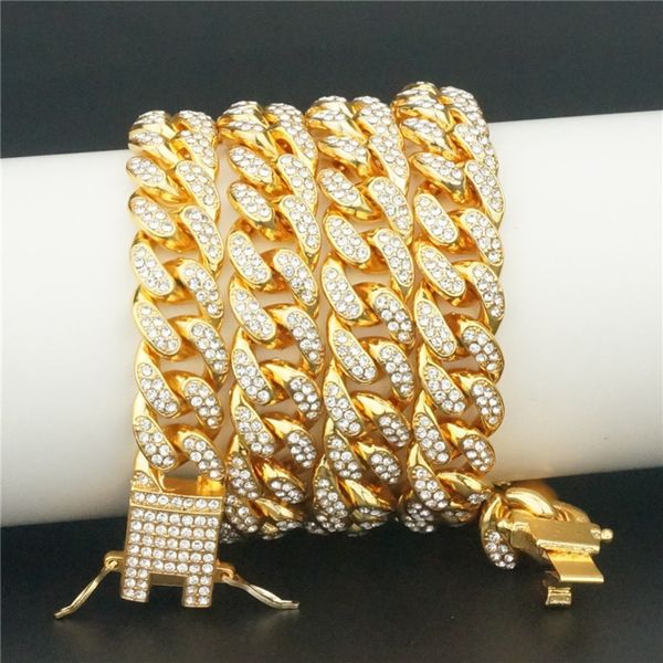cuban link chains iced out cuban link chains bracelet hip-hop domineering 12.5mm full diamond large gold chain cuba chain necklace, Silver
cuban link chains iced out cuban link chains bracelet hip-hop domineering 12.5mm full diamond large gold chain cuba chain necklace, Silver