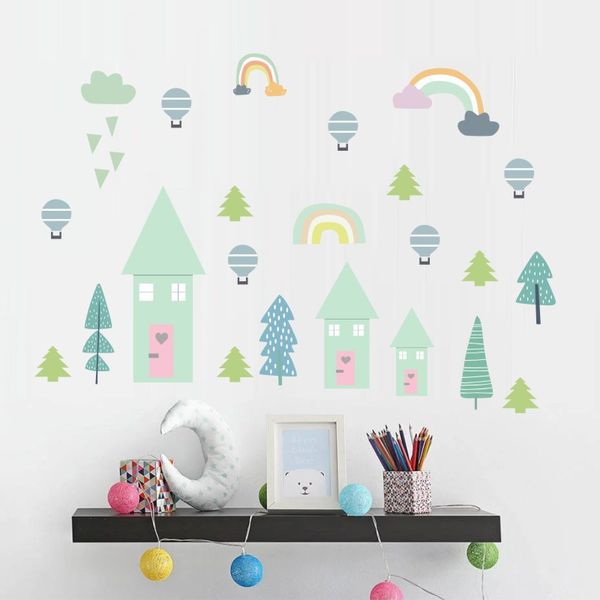 2 p rainbow trees diy wall stickers cartoon nordic style warm for kids room nursery dorm mural decal wallpaper bedroom decor
2 p rainbow trees diy wall stickers cartoon nordic style warm for kids room nursery dorm mural decal wallpaper bedroom decor