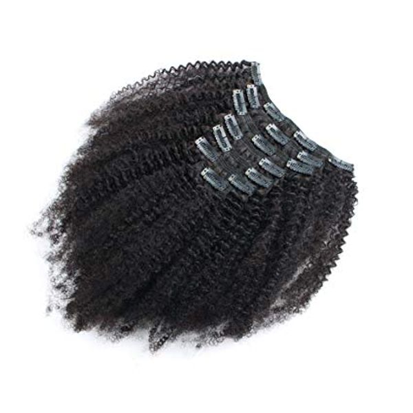 big thick real remy human 3c 4a double weft afro curly clip in hair extensions for african american black women, 120g 16inch 1b, Black;brown
big thick real remy human 3c 4a double weft afro curly clip in hair extensions for african american black women, 120g 16inch 1b, Black;brown