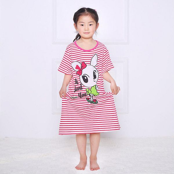 cotton pajamas for girls sleeveless dress for girl kids nightgown 3-6y summer stripe sleepwear children d25, Red;yellow
cotton pajamas for girls sleeveless dress for girl kids nightgown 3-6y summer stripe sleepwear children d25, Red;yellow