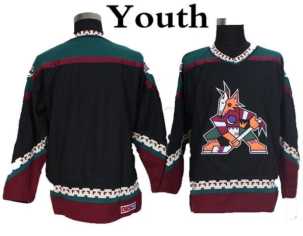 youth vintage phoenix coyotes hockey jerseys black blank vintage arizona coyotes retro kids jerseys ccm stitched boys hockey shirts, Black;red
youth vintage phoenix coyotes hockey jerseys black blank vintage arizona coyotes retro kids jerseys ccm stitched boys hockey shirts, Black;red