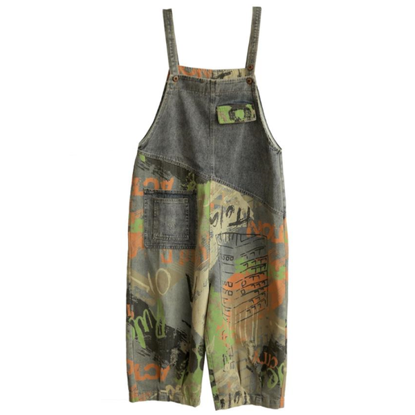 denim overalls 2020 women vintage printed flower jean jumpsuits female large size drop crotch denim rompers, Black;white
denim overalls 2020 women vintage printed flower jean jumpsuits female large size drop crotch denim rompers, Black;white