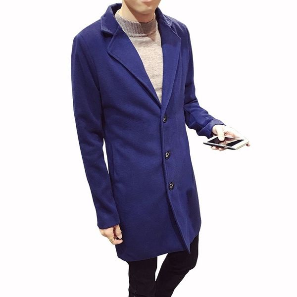 winter coat slim fit men long windbreaker coat male 2019 mens fashion wool business woolen coats male trench coats 10 colors, Black
winter coat slim fit men long windbreaker coat male 2019 mens fashion wool business woolen coats male trench coats 10 colors, Black