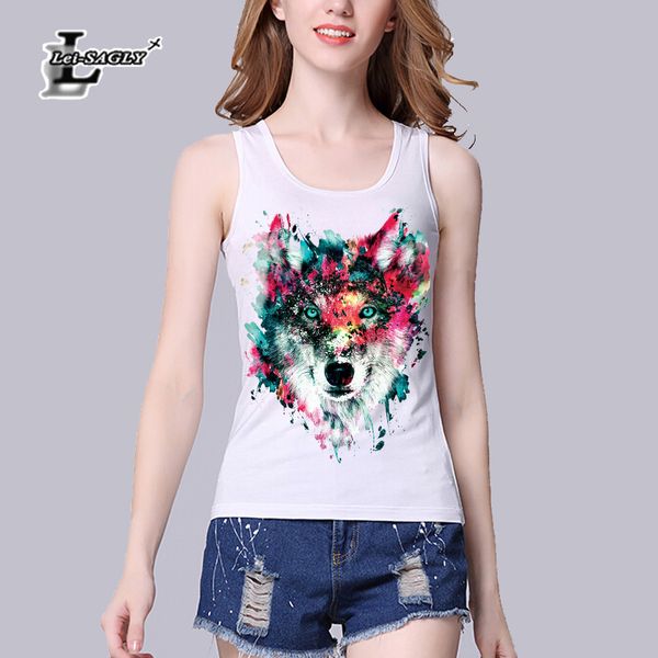 lei sagly wolf oil painting women camisole tank female sleeveless sports vest raceback women streetwear clothes, White
lei sagly wolf oil painting women camisole tank female sleeveless sports vest raceback women streetwear clothes, White