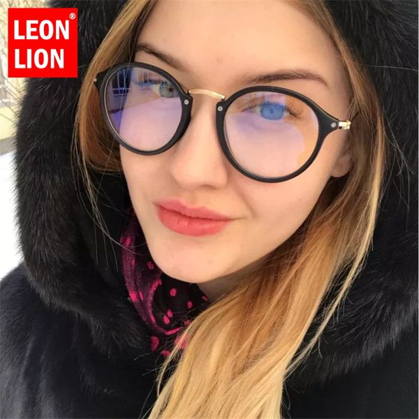 leonlion blue light glasses frame computer glasses spectacles round transparent women eyeglasses frame 2020 optical frames clear, Black
leonlion blue light glasses frame computer glasses spectacles round transparent women eyeglasses frame 2020 optical frames clear, Black