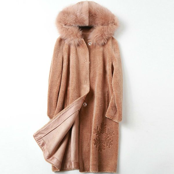 autumn winter coat women clothes 2020 fur collar real fur coat korean elegant wool jacket suede lining tp19022702c zt2826, Black
autumn winter coat women clothes 2020 fur collar real fur coat korean elegant wool jacket suede lining tp19022702c zt2826, Black