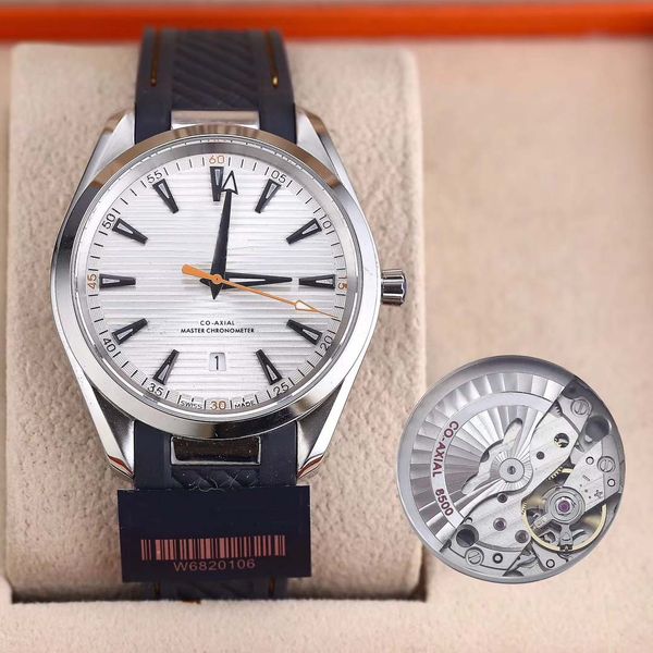 luxury mens watches sea co-axial 8500 watch automatic movement dial 38mm relojes rubber strap horizontal texturewristwatch, Slivery;brown
luxury mens watches sea co-axial 8500 watch automatic movement dial 38mm relojes rubber strap horizontal texturewristwatch, Slivery;brown