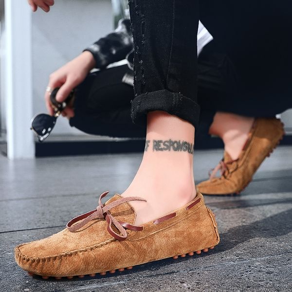 large size 38-49 fashion style soft moccasins men loafers genuine leather shoes men flats comfortable driving shoes, Black
large size 38-49 fashion style soft moccasins men loafers genuine leather shoes men flats comfortable driving shoes, Black