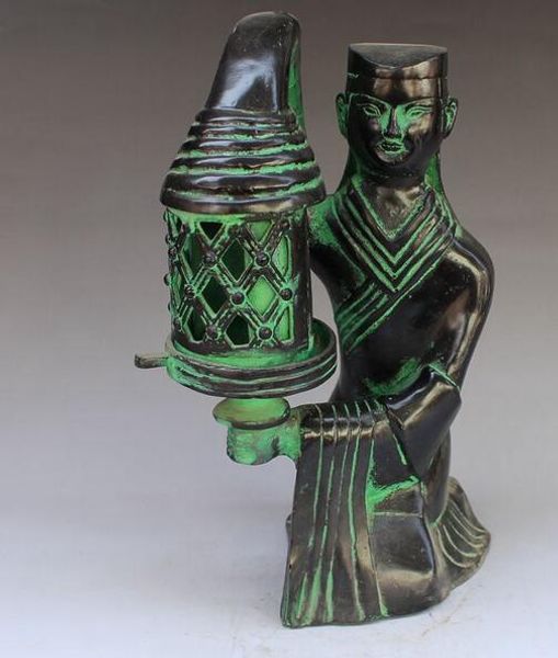 antique bronze decoration medium-sized changxin palace lamp humanoid palace lamp copper palace lamp
antique bronze decoration medium-sized changxin palace lamp humanoid palace lamp copper palace lamp