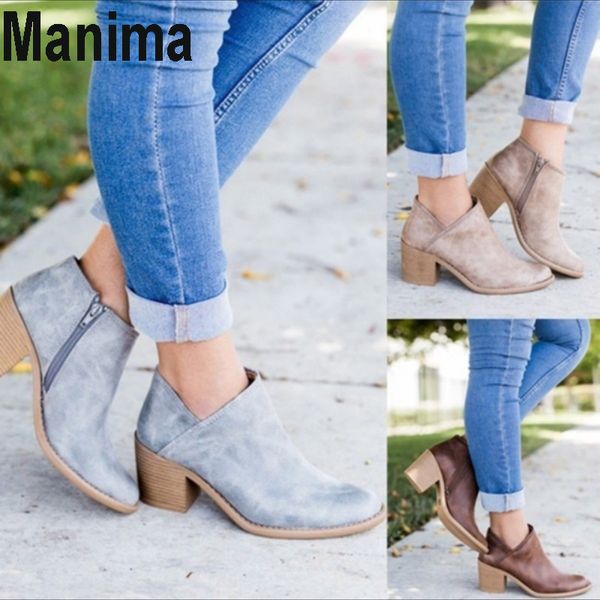 2020 new autumn women's shoes casual retro mid-heel pointed women's boots winter fashion boots spring ankle, Black
2020 new autumn women's shoes casual retro mid-heel pointed women's boots winter fashion boots spring ankle, Black