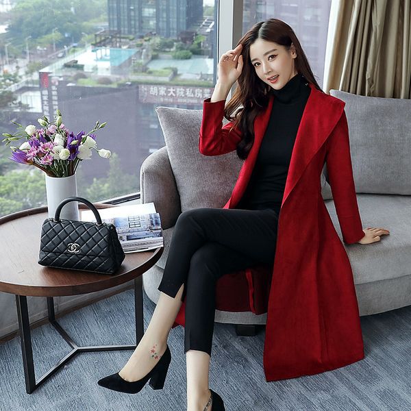 windbreaker solid color lace 2019 autumn and winter long slim fashion elegant long sleeve, Tan;black
windbreaker solid color lace 2019 autumn and winter long slim fashion elegant long sleeve, Tan;black
