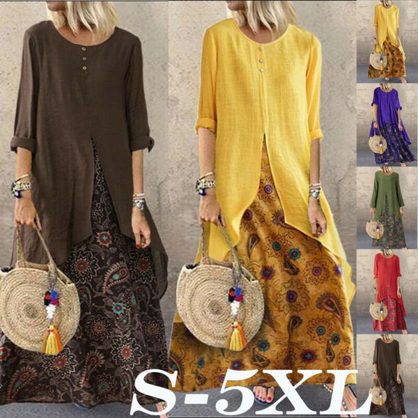 elegant floral ethnic long dress woman autumn boho o-neck long sleeve loose maxi dresses plus size 5xl vestido, Black;gray
elegant floral ethnic long dress woman autumn boho o-neck long sleeve loose maxi dresses plus size 5xl vestido, Black;gray