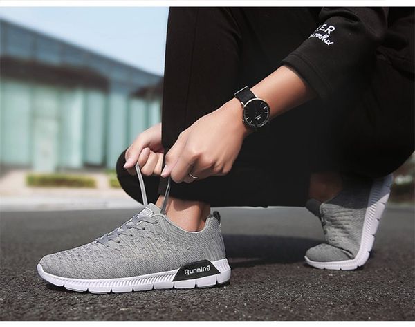 fashion men shoes mesh breathable sneakers walking male footwear new comfortable lightweight running shoes c-200301118
fashion men shoes mesh breathable sneakers walking male footwear new comfortable lightweight running shoes c-200301118