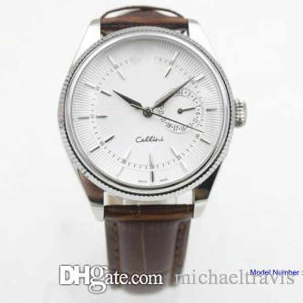 mens watch cellini series 18k silver mechanical watch brown leather strap white dial automatic men watches male wristwatches, Slivery;brown
mens watch cellini series 18k silver mechanical watch brown leather strap white dial automatic men watches male wristwatches, Slivery;brown