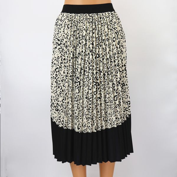 mnogcc women's animal pattern long pleated skirts 2019 summer bohemian printed high waist large party club a line skirts, Black
mnogcc women's animal pattern long pleated skirts 2019 summer bohemian printed high waist large party club a line skirts, Black