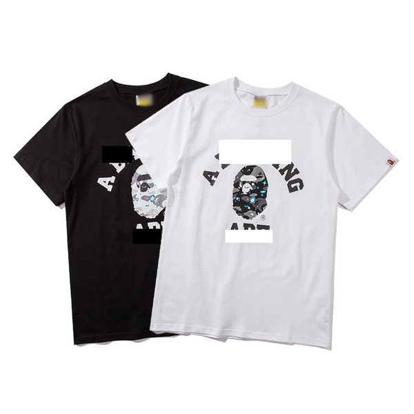 new summer ape t shirts for men and women good quality cotton short sleeved male summer tees, White;black
new summer ape t shirts for men and women good quality cotton short sleeved male summer tees, White;black