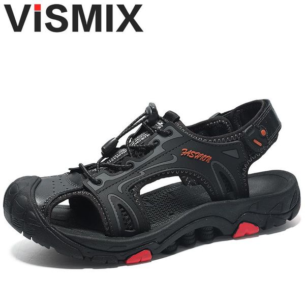 new summer men shoes mens leather sandals fashion flat sandals for men genuine leather beach sneakers, Black
new summer men shoes mens leather sandals fashion flat sandals for men genuine leather beach sneakers, Black