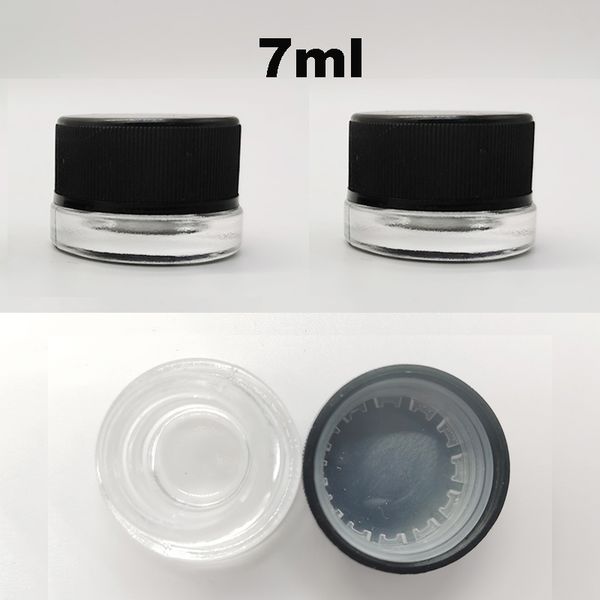 Стеклянные Wax Контейнеры 5ML 7ML 9ml Food Grade Clear Round Pyrex Glass концентрат Упаковка банок Пустой Воск Dab баночки сухой травы Контейнер для хранения
Стеклянные Wax Контейнеры 5ML 7ML 9ml Food Grade Clear Round Pyrex Glass концентрат Упаковка банок Пустой Воск Dab баночки сухой травы Контейнер для хранения