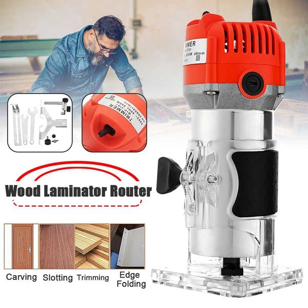 new 800w 220v 30000rpm electric hand trimmer wood router laminate 6.35mm durable motor diy carving machine woodworking power too
new 800w 220v 30000rpm electric hand trimmer wood router laminate 6.35mm durable motor diy carving machine woodworking power too