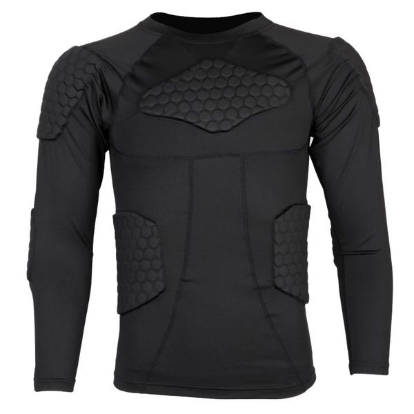 padded compression shirt rib chest protector for football basketball paintball cycling men's padded compression shirt protective, Black;red
padded compression shirt rib chest protector for football basketball paintball cycling men's padded compression shirt protective, Black;red