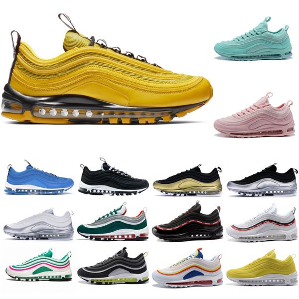 New Bright Citron Blue Hero Designer Shoes Metallic Gold Silver Black South Beach Silver Bullet Running Shoes Men Women Sneakers Size 36-45
New Bright Citron Blue Hero Designer Shoes Metallic Gold Silver Black South Beach Silver Bullet Running Shoes Men Women Sneakers Size 36-45