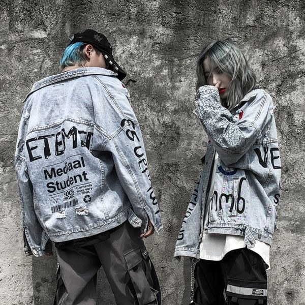mens graffiti denim jackets streetwear 2019 hip hop casual patchwork ripped distressed punk rock jeans coats outwear, Black;brown
mens graffiti denim jackets streetwear 2019 hip hop casual patchwork ripped distressed punk rock jeans coats outwear, Black;brown