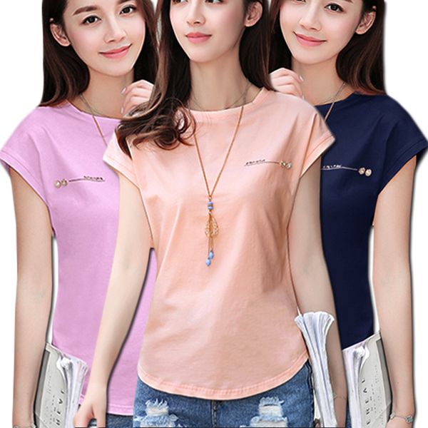 women's blouses & shirts 95% cotton shirt women blouse summer short sleeve solid blue loose female casual ladies plus size, White
women's blouses & shirts 95% cotton shirt women blouse summer short sleeve solid blue loose female casual ladies plus size, White