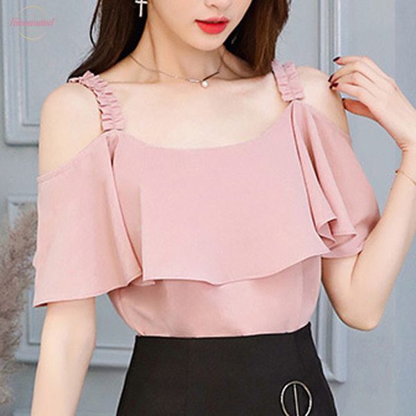 2020 new blouse women summer white solid ruffle chiffon blouses woman shoulder square collar womens and blouses
2020 new blouse women summer white solid ruffle chiffon blouses woman shoulder square collar womens and blouses