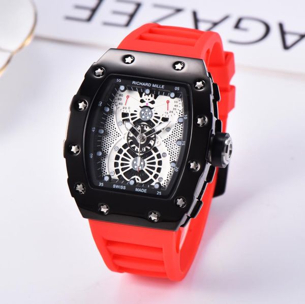 2020 men's watch brand rm luxury automatic date quartz watch designer famous chronograph sports men's clock, Slivery;brown
2020 men's watch brand rm luxury automatic date quartz watch designer famous chronograph sports men's clock, Slivery;brown