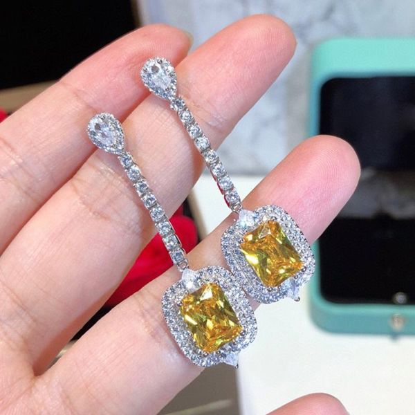2020 high fashion 925 sterling silver dangle earrings fine jewelry for women tassels yellow stone earrings hand inlay, Golden;silver
2020 high fashion 925 sterling silver dangle earrings fine jewelry for women tassels yellow stone earrings hand inlay, Golden;silver