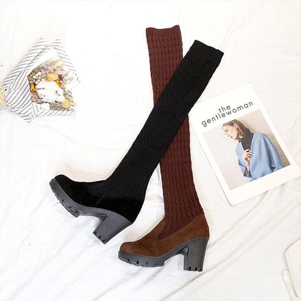 lcizrong over knee boots women warm 8cm heels female snow boots long comfort mujer thigh high, Black
lcizrong over knee boots women warm 8cm heels female snow boots long comfort mujer thigh high, Black