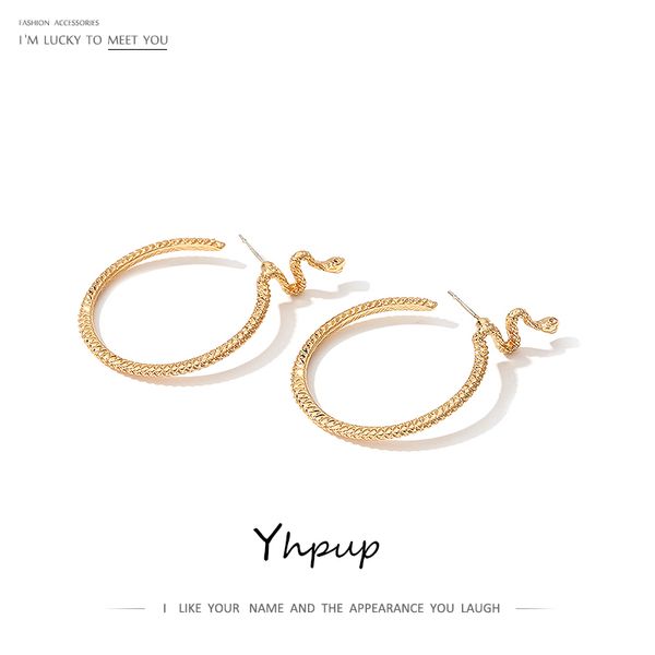 yhpup trendy brand snake hoop earrings animal gold zinc alloy geometric charm earrings minimalist jewelry for women office new, Golden;silver
yhpup trendy brand snake hoop earrings animal gold zinc alloy geometric charm earrings minimalist jewelry for women office new, Golden;silver