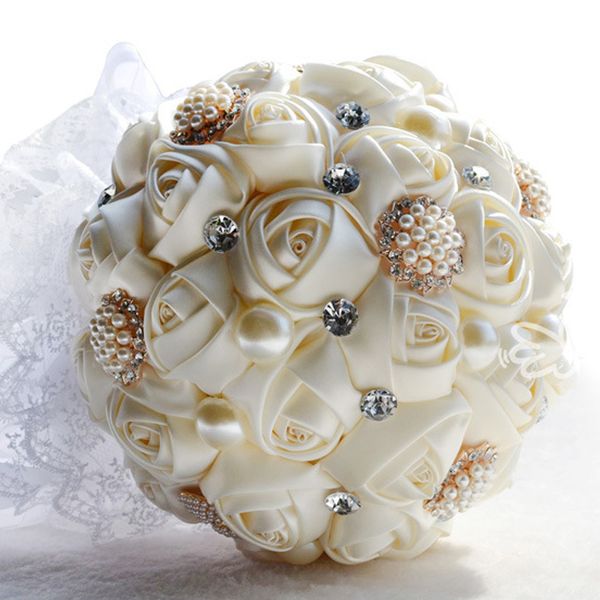 100% new handmade diy elegant silk rose artificial wedding holding flowers crystal sparkle bride bouquet for party decoration
100% new handmade diy elegant silk rose artificial wedding holding flowers crystal sparkle bride bouquet for party decoration