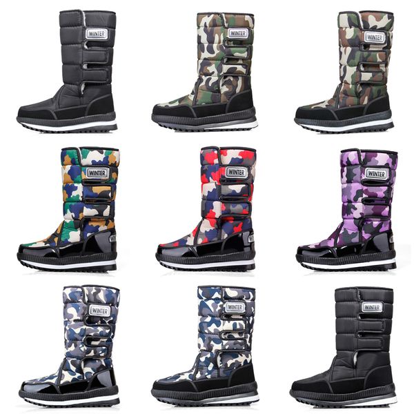 new luxury designer women men boots camo half boot mens snow winter boots waterproof platform booties 36-46, Black
new luxury designer women men boots camo half boot mens snow winter boots waterproof platform booties 36-46, Black