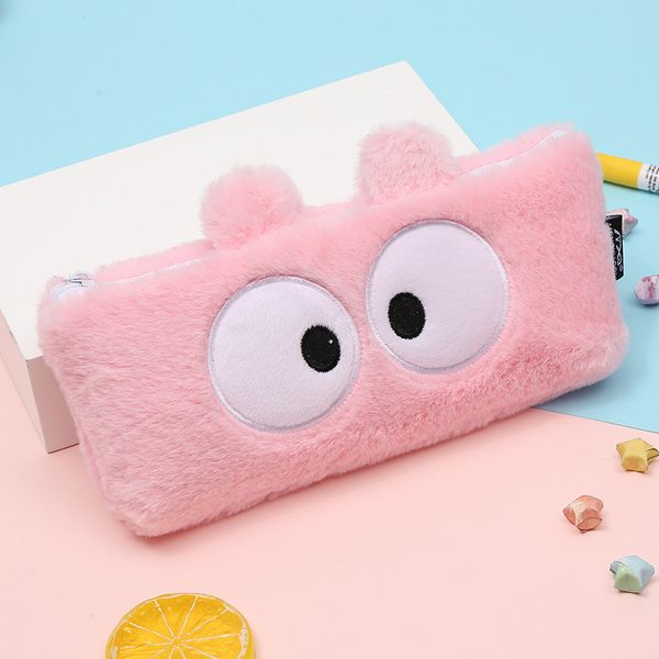 new creative big eyes cute pencil case cute cartoon large capacity plush stationery bag
new creative big eyes cute pencil case cute cartoon large capacity plush stationery bag