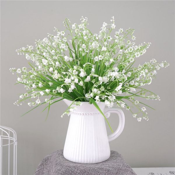 искусственный цветок белая долина лили поддельный пластиковые белл orchid diy свадебные украшения невесты букет для дома и офиса стол декор
искусственный цветок белая долина лили поддельный пластиковые белл orchid diy свадебные украшения невесты букет для дома и офиса стол декор