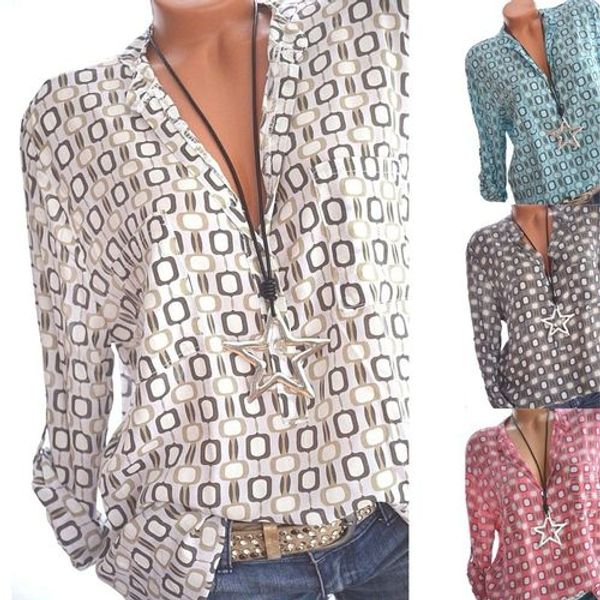 5xl plus size women's shirts spring summer blouses casual loose blusa plaid print long sleeve chiffon shirt white blouse
5xl plus size women's shirts spring summer blouses casual loose blusa plaid print long sleeve chiffon shirt white blouse