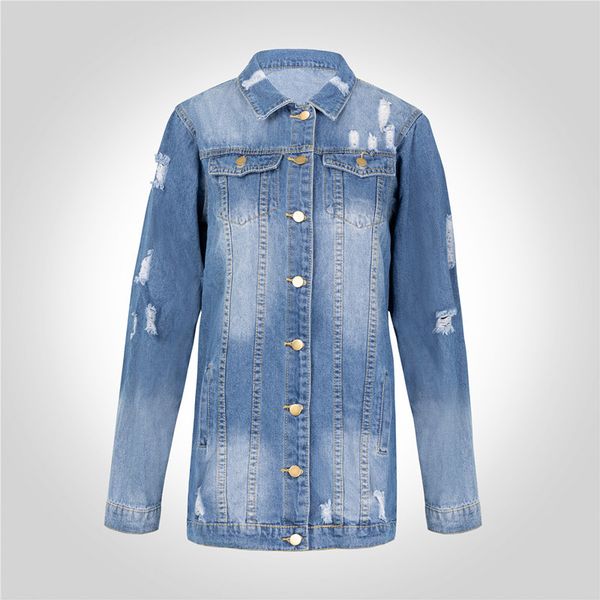 Autumn Women Harajuku Frayed Spliced Plus Size Dark Blue Holes Jeans Jacket Trench Long Sleeve Boyfriend Denim Coat Streetwear, Tan;black
Autumn Women Harajuku Frayed Spliced Plus Size Dark Blue Holes Jeans Jacket Trench Long Sleeve Boyfriend Denim Coat Streetwear, Tan;black