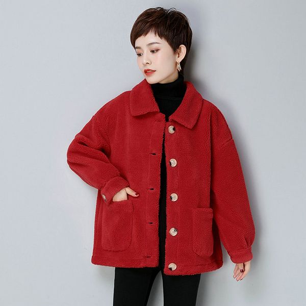 women winter teddy bear coats female thick warm polar fleece outerwear oversize faux fur plush woman jacket red blue beige pink, Black
women winter teddy bear coats female thick warm polar fleece outerwear oversize faux fur plush woman jacket red blue beige pink, Black