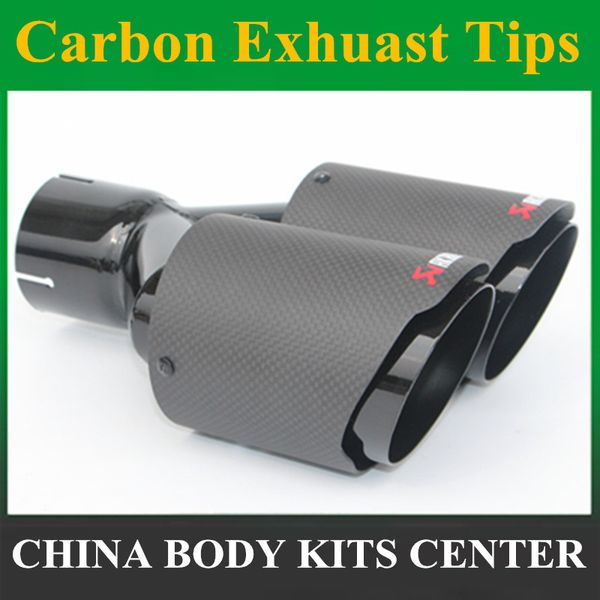 1pcs 63mm in 89mm out dual akrapovic carbon fiber + stainless steel exhaust tip exhaust pipe muffler mablack tip
1pcs 63mm in 89mm out dual akrapovic carbon fiber + stainless steel exhaust tip exhaust pipe muffler mablack tip