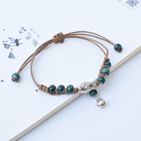 new simple style multi-color ruyi bracelet jewelry artistic ceramic bracelet ruyi beaded bracelet female, Black
new simple style multi-color ruyi bracelet jewelry artistic ceramic bracelet ruyi beaded bracelet female, Black