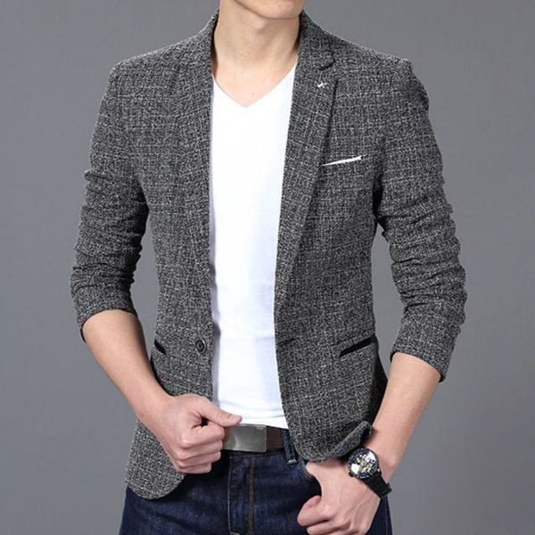 2019 spring and autumn mens new luxury fashion personality one button suit fit leisure comfort british fashion youth blazer coat, White;black
2019 spring and autumn mens new luxury fashion personality one button suit fit leisure comfort british fashion youth blazer coat, White;black